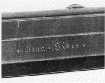 Laufinschrift "Jean Siber"